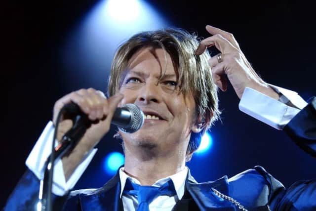 David Bowie, who died last month, pictured back in 2002.