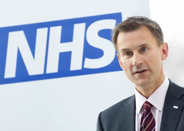 Health Secretary Jeremy Hunt, who could impose a new contract on junior doctors after union leaders failed to back the Government's "best and final" offer. Picture: Neil Hall/PA Wire