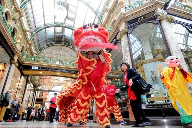 The Leeds Chinese Community Association will perform the lion dance at Leeds Town Hall.