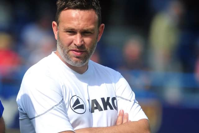 Guiseley manager Mark Bower.