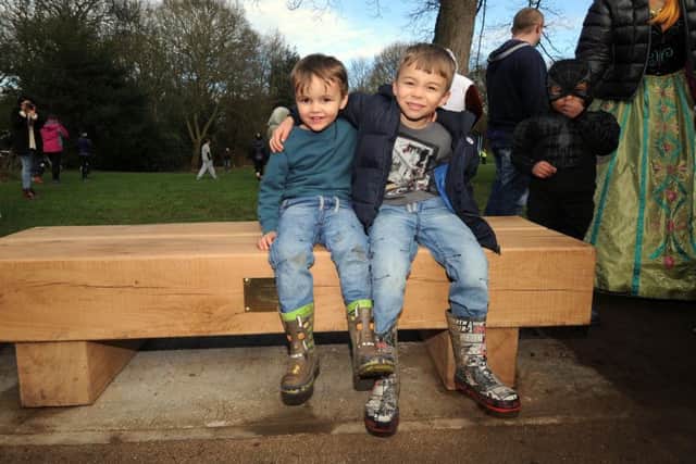 Skye's brothers Harvey (left) and Riley Sutcliffe