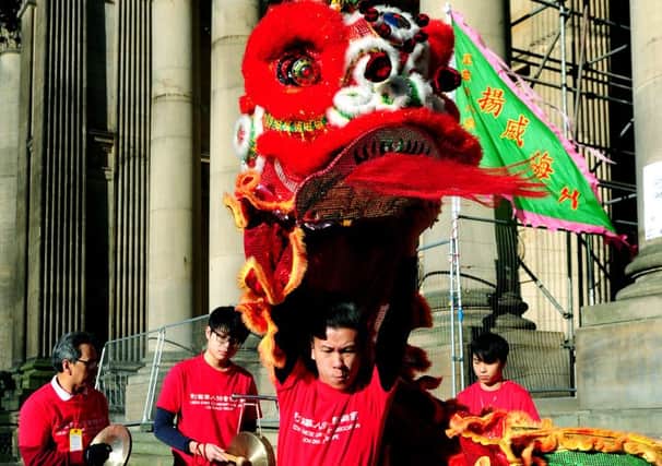 Chinese New Year celebrations at Leeds Town Hall. PIC: Jonathan Gawthorpe