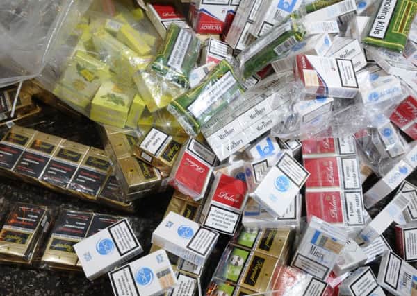 Trading Standards seized thousands of pounds worth of cigarettes.