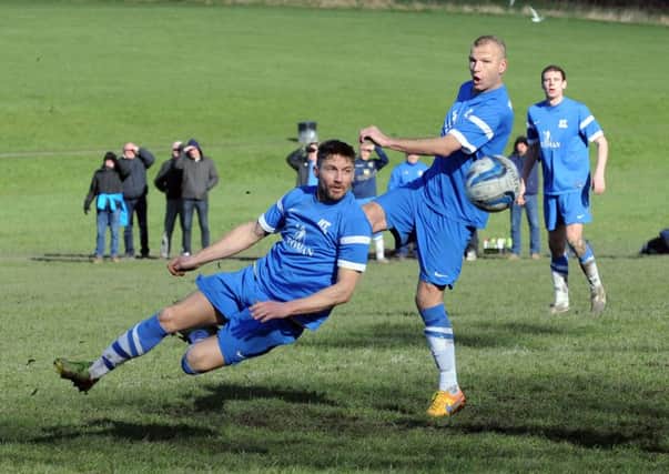 Leeds Combination Jubilee Premier Division action from Hope v HT Sports. PIC: Steve Riding