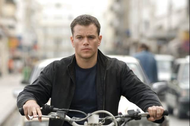 Jason Bourne (MATT DAMON) tracks his subject in Tangier in the espionage thriller that takes Bourne back home: ?The Bourne Ultimatum?.