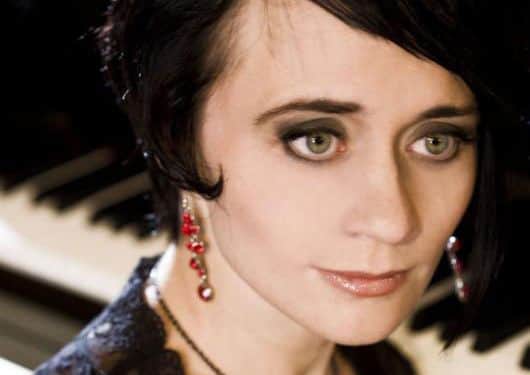 Natalia Strelchenko pictured on one of her concert programmes