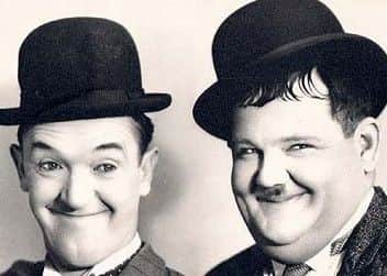 Laurel and Hardy.