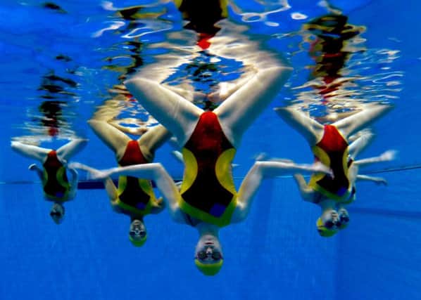 The City of Leeds Synchronised Swimming Club. PIC: James Hardisty