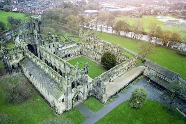 Kirkstall Abbey taken from the air. PIC: Patrick O Frani