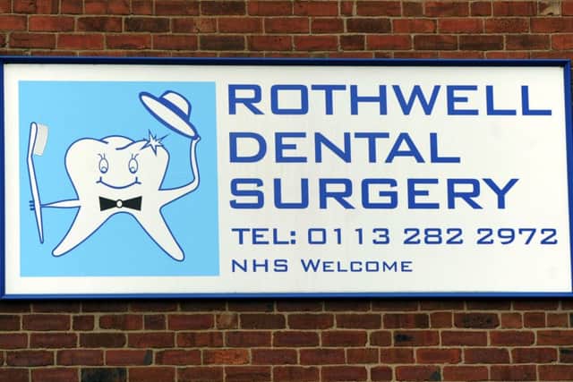 Rothwell Dental Surgery, in Butcher Lane, Rothwell. Picture by Jonathan Gawthorpe.