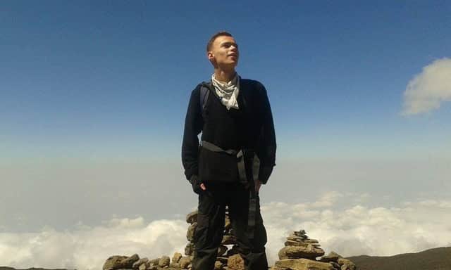 Kai Sunley climbed Mount Kilimanjaro.