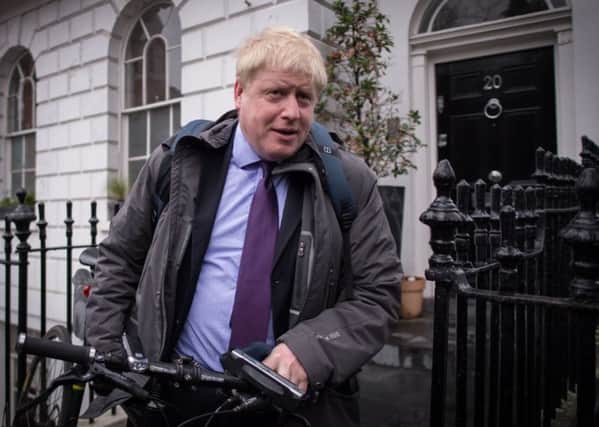 LIMELIGHT: Boris Johnson livened up proceedings somewhat. PIC: PA