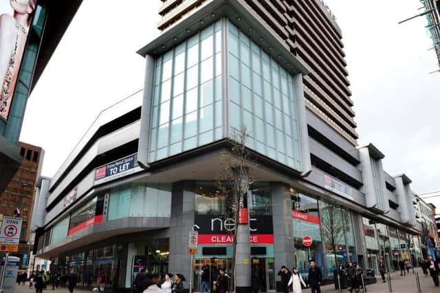 A new £8m restaurant hub could open at the current Next Clearance site in Leeds city centre. Picture: Jonathan Gawthorpe.