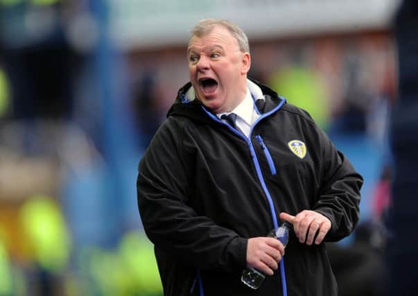 Leeds United manager Steve Evans