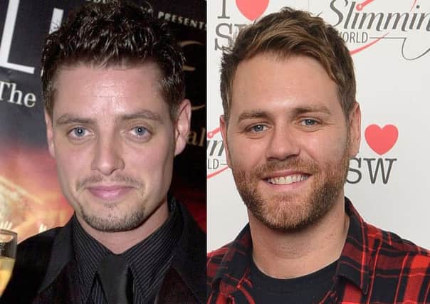 Keith Duffy and Brian McFadden.