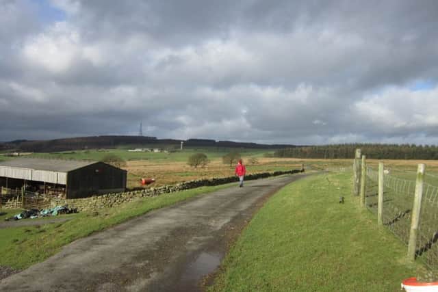 Threatening skies at Buttoner House Farm.