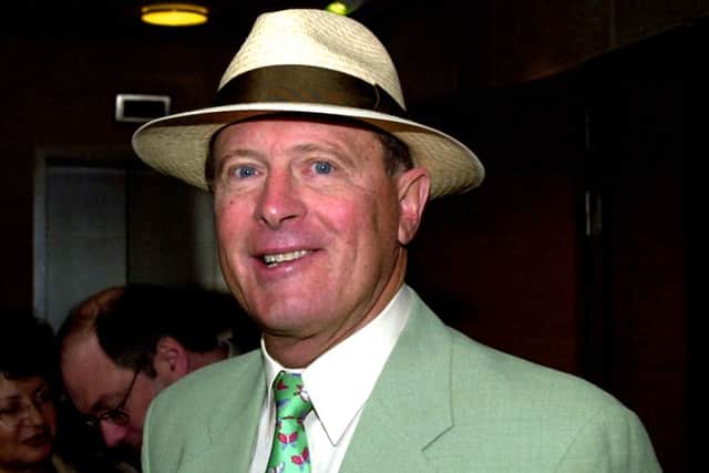 Former Yorkshire and England batsman turned cricket commentator Geoff Boycott.