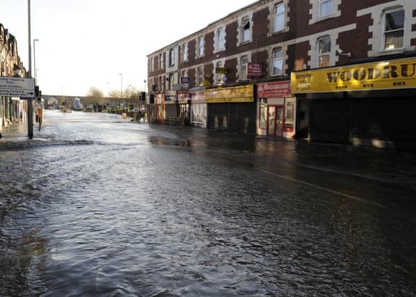 DECEMBER 2015: Flooding on Kirkstall Road.