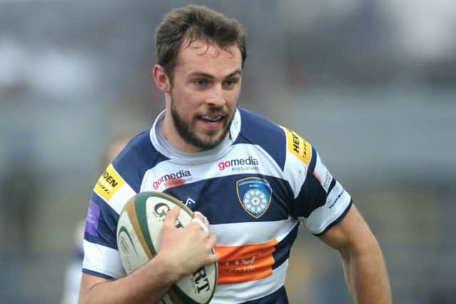 Yorkshire Carnegie two-try scorer Andy Forsyth.