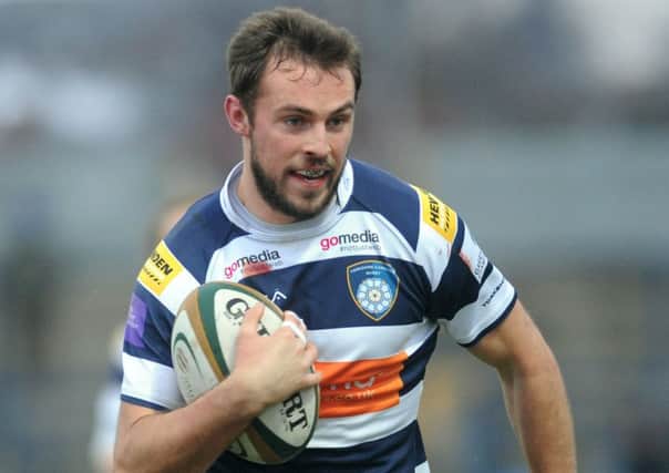 Yorkshire Carnegie two-try scorer Andy Forsyth.