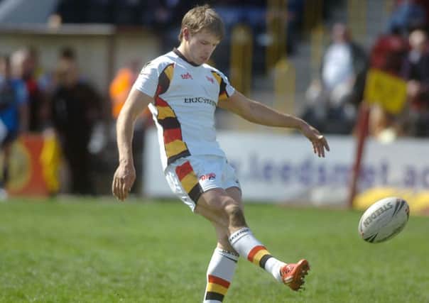 Patch Walker, kicked eight goals from as many attempts for Batley in the win over Workington.
