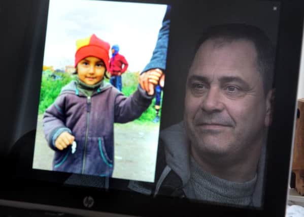 Rob Lawrie who attempted to bring four-year-old refugee Bahar Armadi  to Britain from Calais. PIC: Tony Johnson