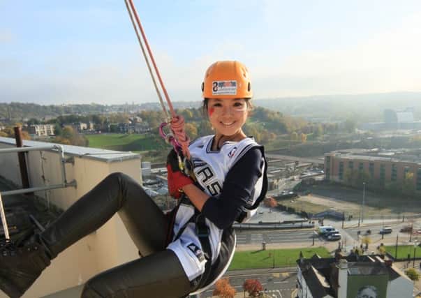 Helen Whale wants daredevils to join her in an abseil.