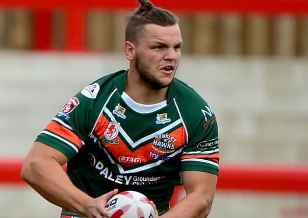 Former Hunslet man Kyle Trout crossed for Dewsbury's final try in the capital at the weekend.