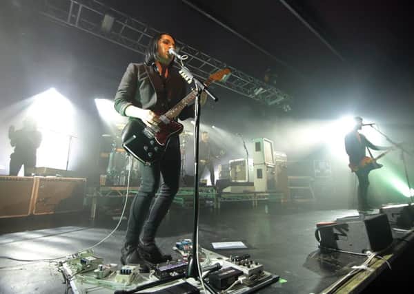 Placebo on stage in Sheffield last year.