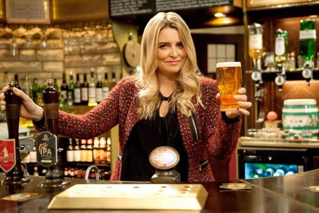 Emmerdale's Charity Dingle, played by Emma Atkins.