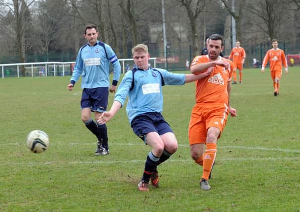 Terry Marflitt Trophy action between Leeds Medics and Dentists and Wigton Moor. PIC: Steve Riding
