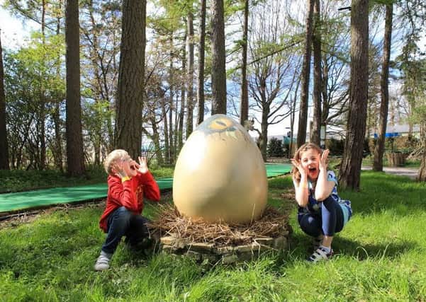 FUN FOR EVERYONE: Stockeld Parks Easter egg trail.