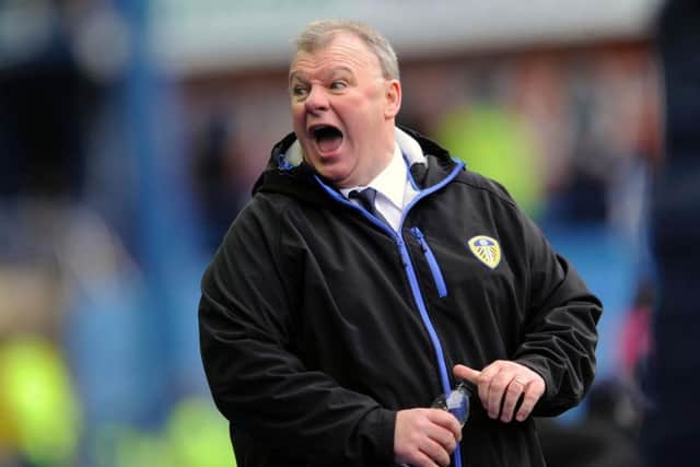 Leeds United manager Steve Evans.