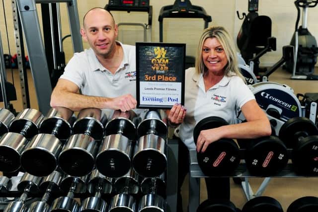 THIRD PLACE: Premier Fitness in Halton. Pictured Michael and Wendy Tattersall.