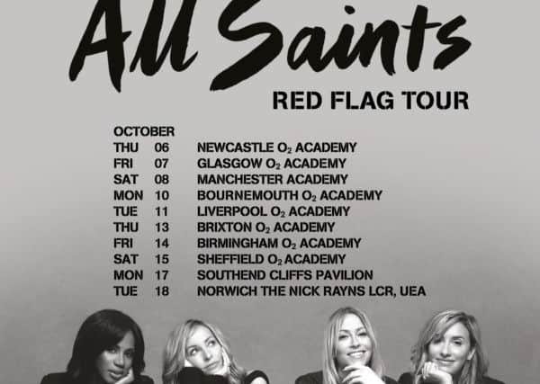 All Saints tour poster