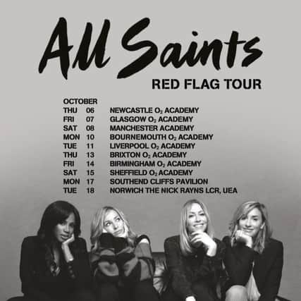 All Saints tour poster