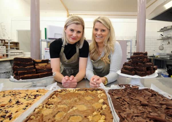Jane Batham (left) pictured with her sister Lucy, at Tarte and Berry Bakery. PIC: Simon Hulme