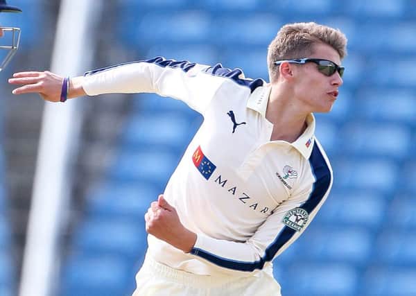 Yorkshire's Karl Carver took three wickets against the MCC.