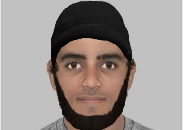 West Yorkshire Police have released this image of a man who they wish to speak to following the abduction of a teenage girl in Dewsbury.