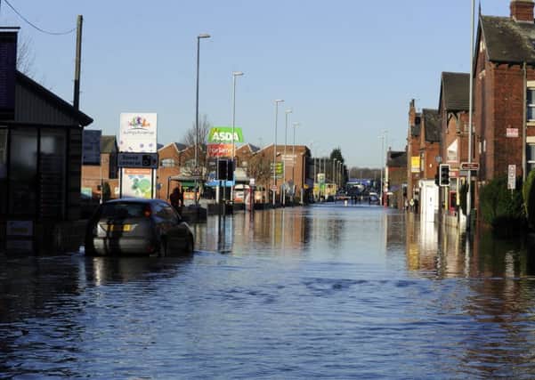 DECEMBER 2015: Flooding in Kirkstall Road.