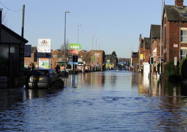 DECEMBER 2015: Flooding in Kirkstall Road.