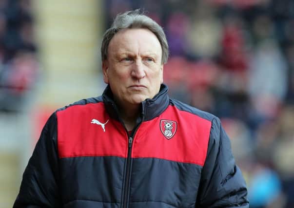 Former Leeds United manager Neil Warnock, now in charge of Saturday's resurgent hosts Rotherham United.