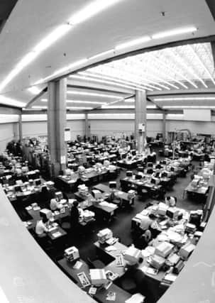 Editorial floor. Yorkshire Post Newspapers. Date unknown. possibly mid 1990s