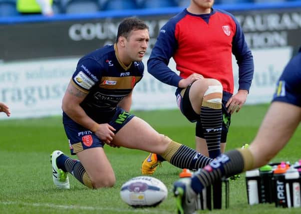 BACK IN ACTION: Shaun Lunt. Picture: Simon Hulme