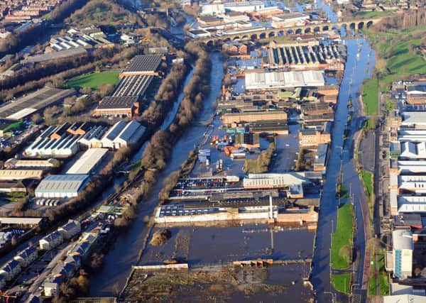 The floods devastated the Kirkstall Road area to the west of the city centre