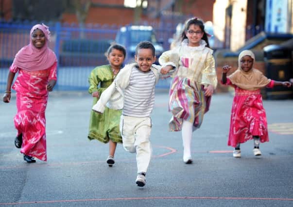 Pupils from Quarry Mount Primary School host an annual International Evening to celebrate diversity. Pictures: Jonathan Gawthorpe.