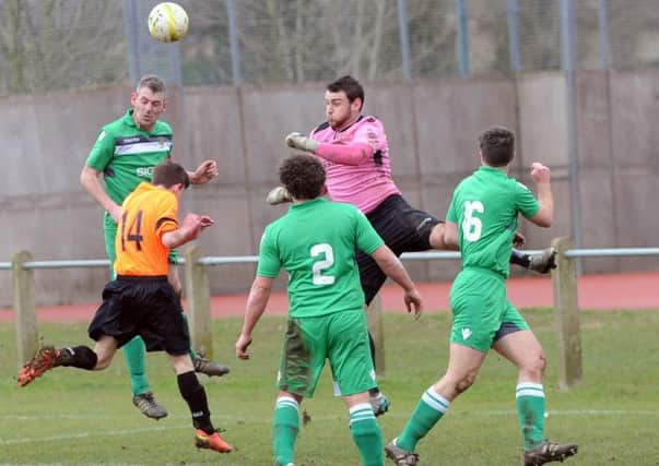 West Yorkshire League Cup action from Wetherby Athletic v Beeston St Anthony's. PIC: Steve Riding