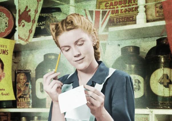 Kathleen Hey's diary charts the typical trials of a shop assistant in wartime West Yorkshire. Getty Images/Corbis.