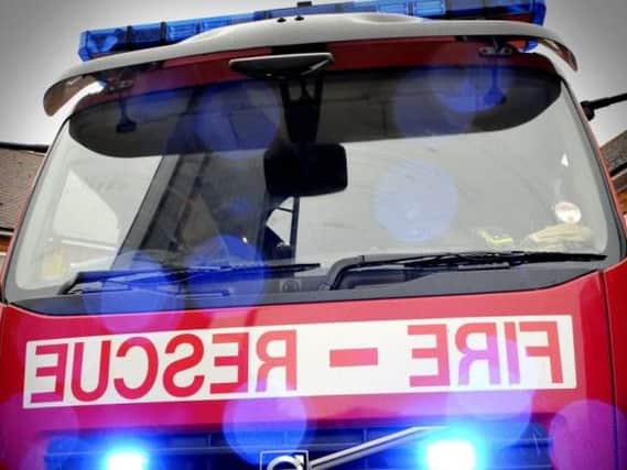 Firefighters were called out at 12.45am