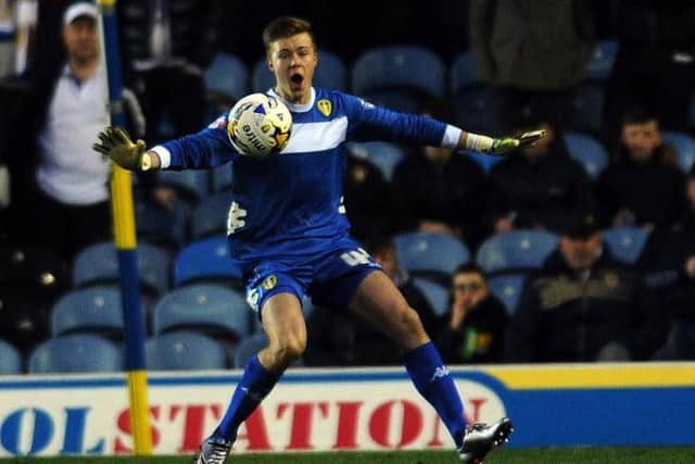 ASSURED: Leeds United debutante Bailey Peacock-Farrell. Picture by Jonathan Gawthorpe.